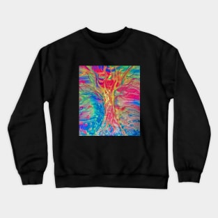 Colorful Tree of Life Crewneck Sweatshirt